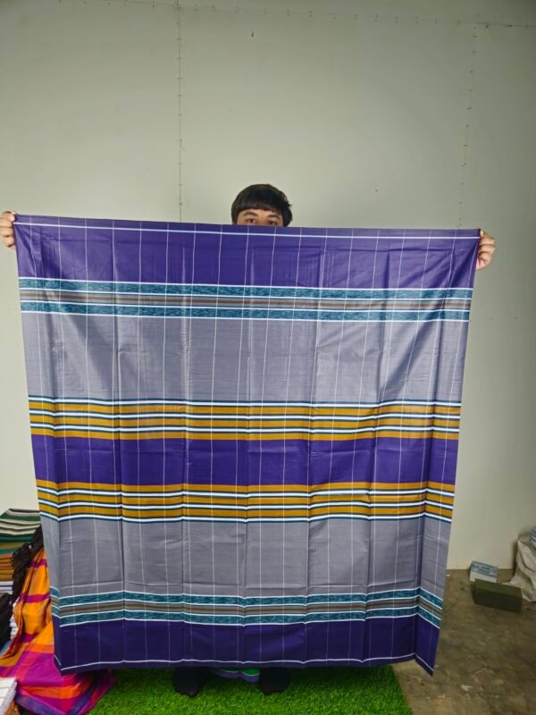 6 Hand 100% Cotton fabric Lungi (DPCK-210)