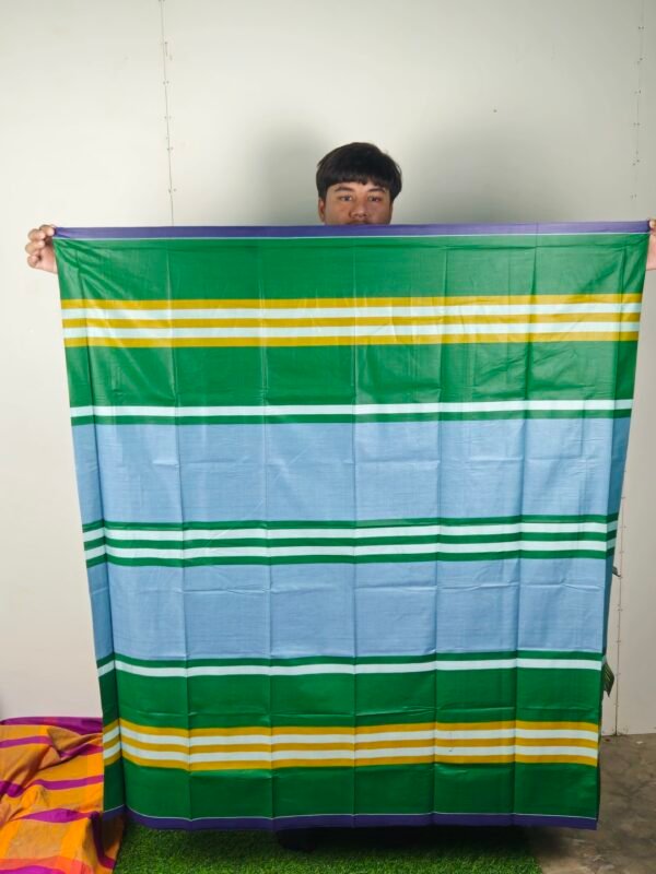 6 Hand 100% Cotton fabric Lungi (DPCK-303)