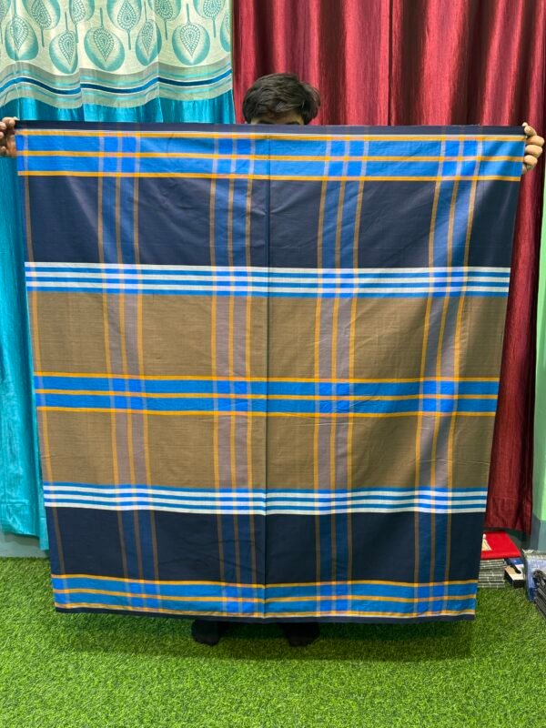 6-Hand Standard Quality Cheek pattern Lungi (C-04)