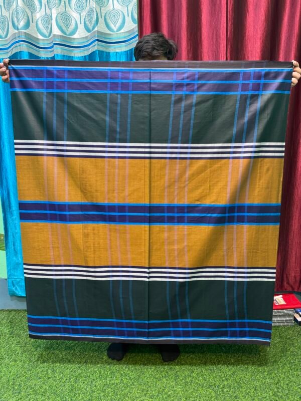 6-Hand Standard Quality Cheek pattern Lungi (C-05)