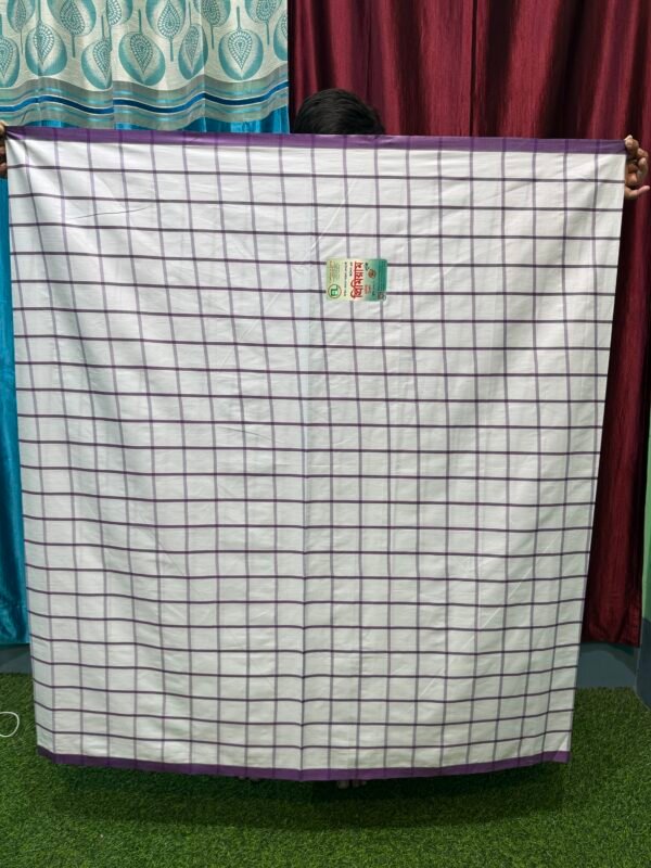 6 Hand 100% Cotton fabric Lungi (WCK-014)