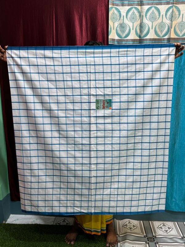 6 Hand 100% Cotton fabric Lungi (WCK-013)