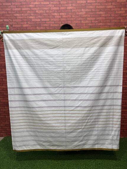 5.5 hand Standard series White cheeck Lungi (S10)