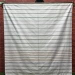 5.5 hand Standard series White cheeck Lungi (S08)