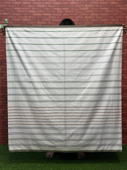 5.5 hand Standard series White cheeck Lungi (S08)