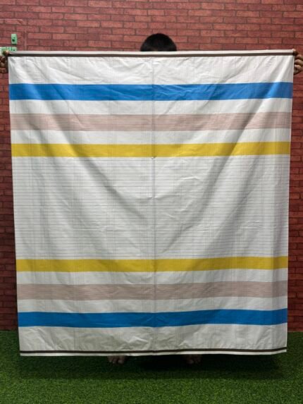 5.5 hand Standard series White cheeck Lungi (S02)
